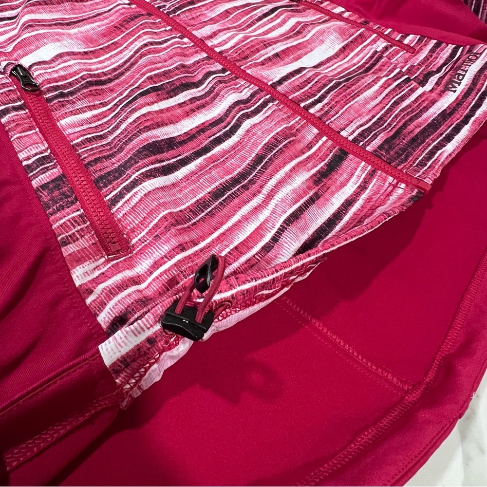 Marmot‎ women's size XL lightweight hooded windbreaker jacket pink thumbholes - Picture 14 of 14